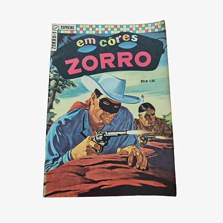 Zorro nº 1 Em Cores - O Herói mascarado e seu amigo Tonto