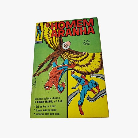 O Homem Aranha nº 59 1ª série - Duelo de morte com abutre