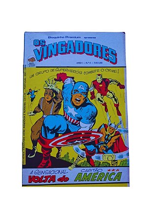 OS VINGADORES nº 02 - Editora Bloch