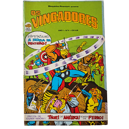 OS VINGADORES nº 04 - Editora Bloch