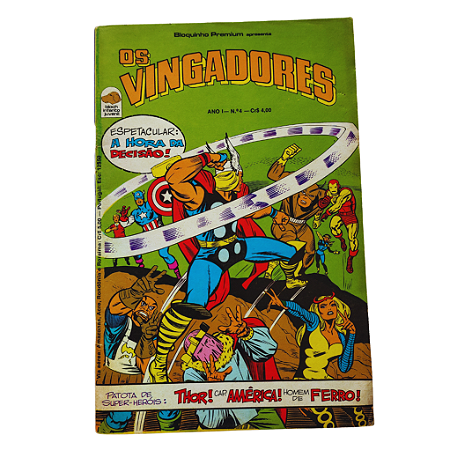 OS VINGADORES nº 04 - Editora Bloch