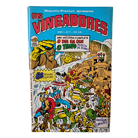 OS VINGADORES nº 07- Editora Bloch