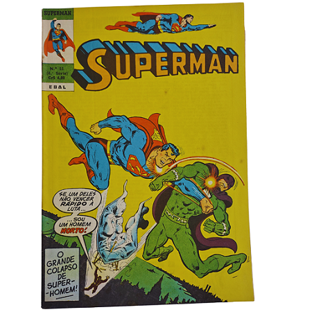 SUPERMAN nº 51 - 4a Série - Editora EBAL