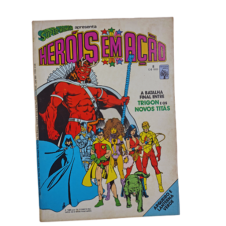HERÓIS EM AÇÃO nº 08 - Editora Abril