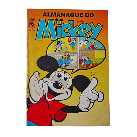 ALMANAQUE DO MICKEY nº 03 - Editora Abril