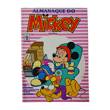 ALMANAQUE DO MICKEY nº 04 - Editora Abril