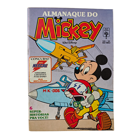 ALMANAQUE DO MICKEY nº 06 - Editora Abril