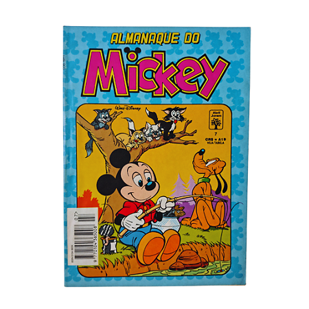 ALMANAQUE DO MICKEY nº 07 - Editora Abril