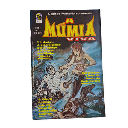 A MÚMIA VIVA nº 03 - Editora Bloch