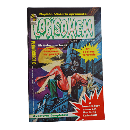 LOBISOMEM nº 08 - Editora Bloch
