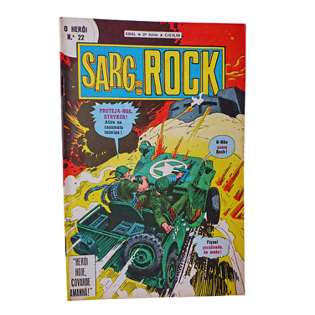 SARGENTO ROCK nº 22 - Editora EBAL