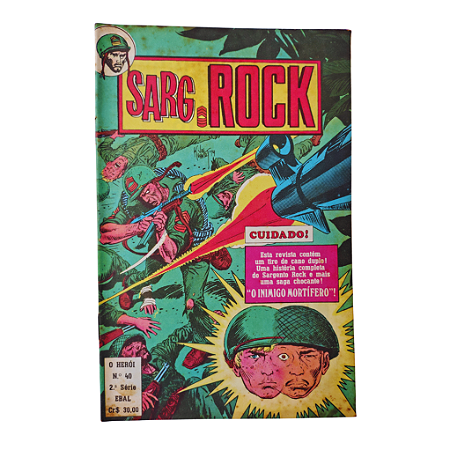 SARGENTO ROCK nº 40 - Editora EBAL