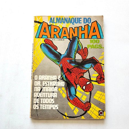 ALMANAQUE DO ARANHA nº 05 - Editora RGE