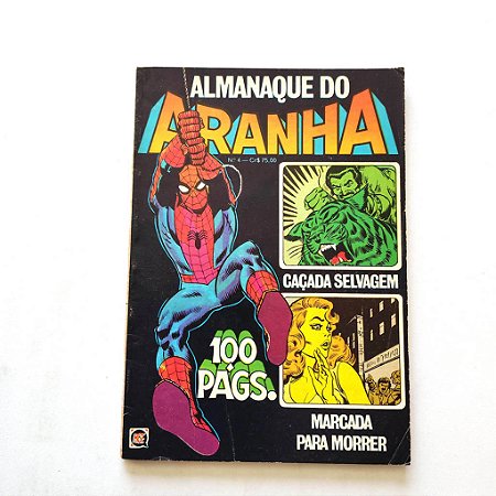 ALMANAQUE DO ARANHA nº 04 - Editora RGE