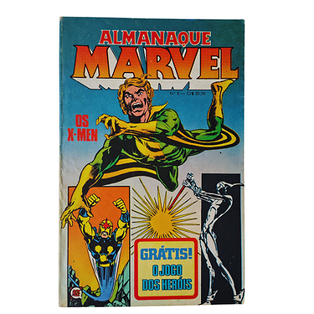 ALMANAQUE MARVEL nº 08 - Editora RGE