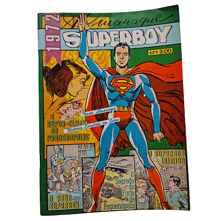ALMANAQUE SUPERBOY 1972 - Editora EBAL