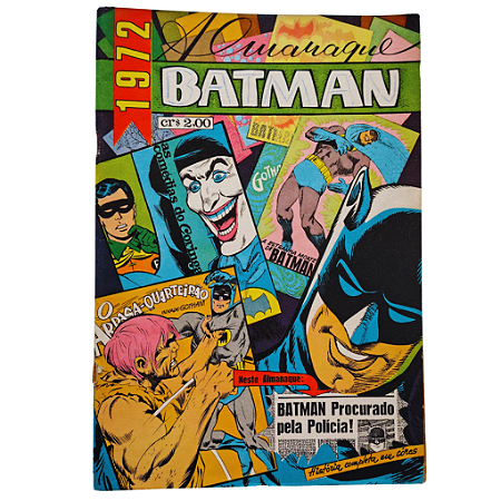 ALMANAQUE BATMAN 1972 - Editora EBAL