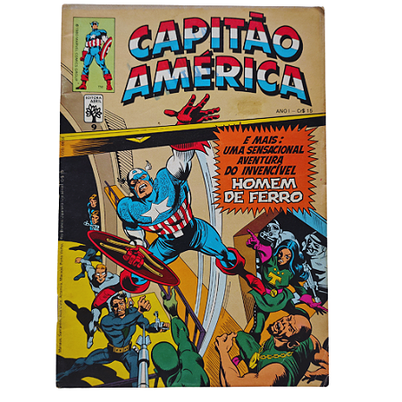 CAPITÃO AMÉRICA nº 09 - Editora Abril