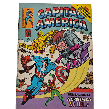 CAPITÃO AMÉRICA nº 18 - Editora Abril