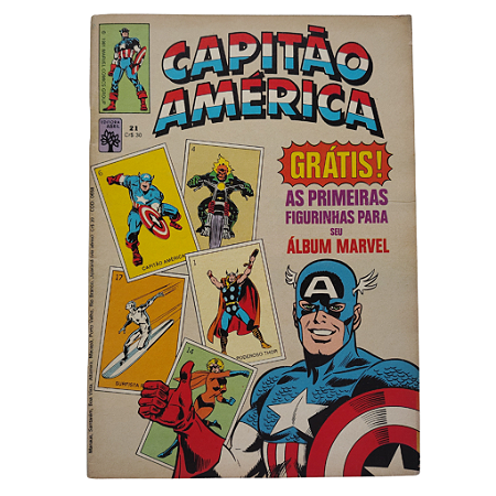 CAPITÃO AMÉRICA nº 21 - Editora Abril