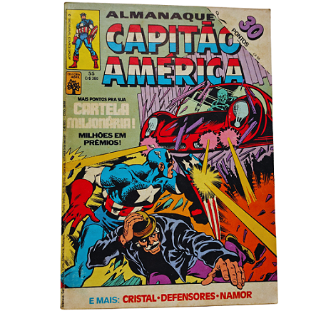 ALMANAQUE DO CAPITÃO AMÉRICA nº 55 - Editora Abril