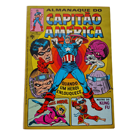 ALMANAQUE DO CAPITÃO AMÉRICA nº 32 - Editora Abril