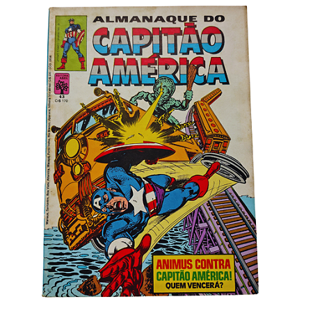 ALMANAQUE DO CAPITÃO AMÉRICA nº 43 - Editora Abril