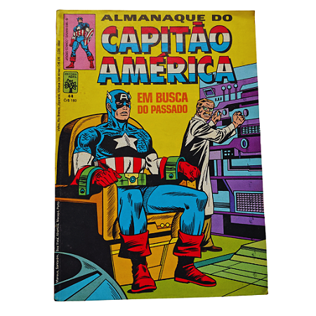 ALMANAQUE DO CAPITÃO AMÉRICA nº 44 - Editora Abril