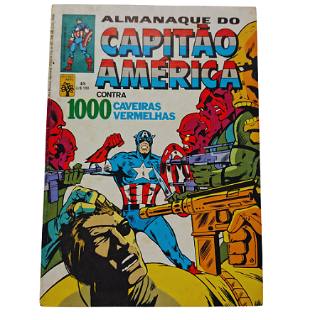 ALMANAQUE DO CAPITÃO AMÉRICA nº 45 - Editora Abril