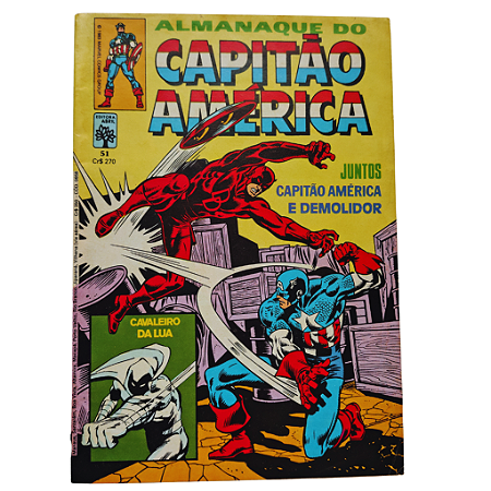 ALMANAQUE DO CAPITÃO AMÉRICA nº 51 - Editora Abril