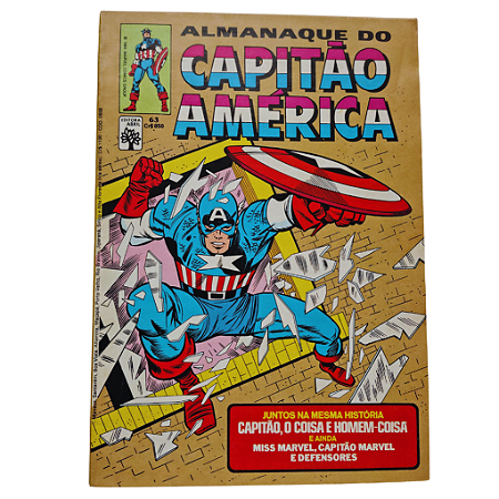 ALMANAQUE DO CAPITÃO AMÉRICA nº 63 - Editora Abril