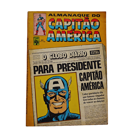 ALMANAQUE DO CAPITÃO AMÉRICA nº 65 - Editora Abril