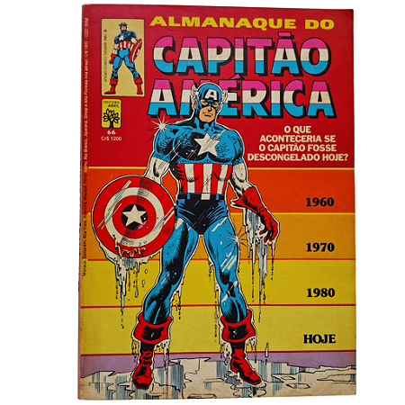 ALMANAQUE DO CAPITÃO AMÉRICA nº 66 - Editora Abril