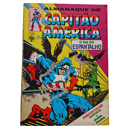 ALMANAQUE DO CAPITÃO AMÉRICA nº 76 - Editora Abril