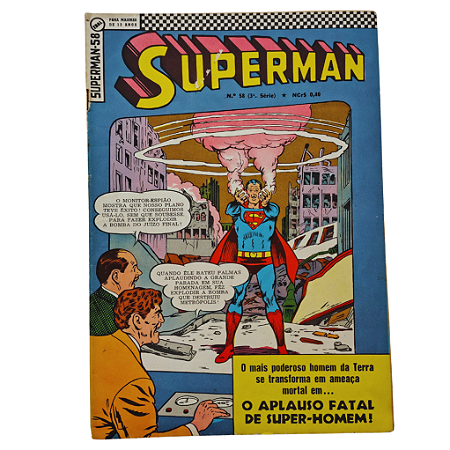 SUPERMAN nº 58 - 3a Série - Editora EBAL