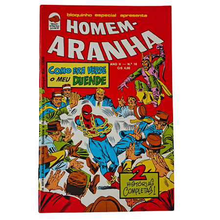 HOMEM ARANHA nº 16 - Editora Bloch