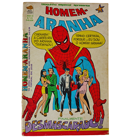 HOMEM ARANHA nº 33 - Editora Bloch