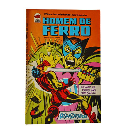 HOMEM DE FERRO nº 06 - Editora Bloch