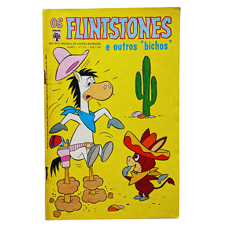 OS FLINTSTONES E OUTROS BICHOS nº 12 - Editora Abril