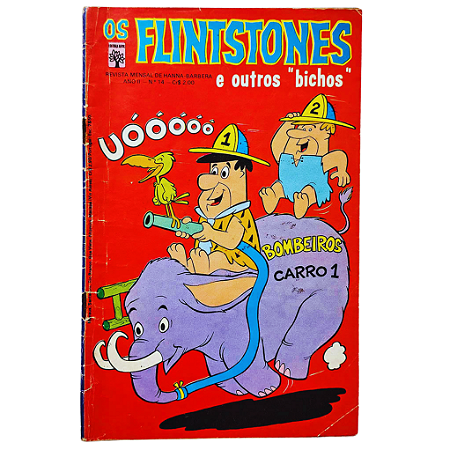 OS FLINTSTONES E OUTROS BICHOS nº 14 - Editora Abril