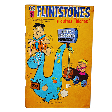 OS FLINTSTONES E OUTROS BICHOS nº 21 - Editora Abril