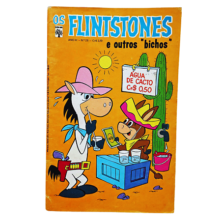 OS FLINTSTONES E OUTROS BICHOS nº 25 - Editora Abril