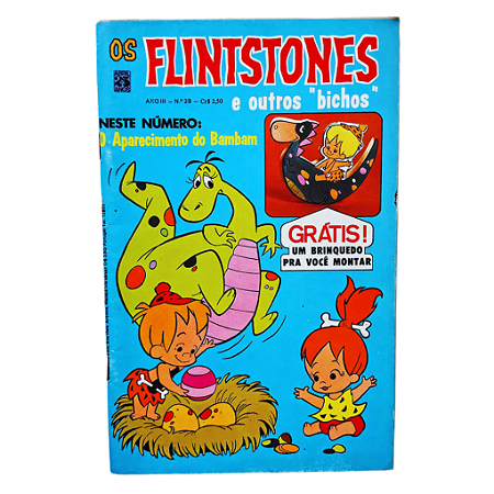 OS FLINTSTONES E OUTROS BICHOS nº 28 - Editora Abril