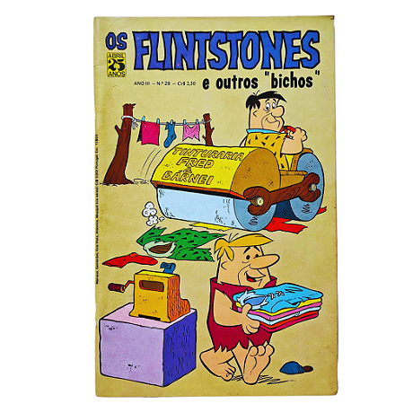 OS FLINTSTONES E OUTROS BICHOS nº 29 - Editora Abril
