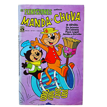 OS FLINTSTONES APRESENTA MANDA CHUVA nº 31 - Editora Abril