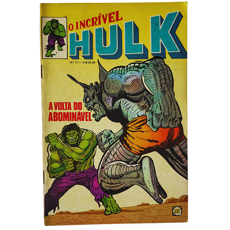 O INCRÍVEL HULK nº 17 - Editora RGE