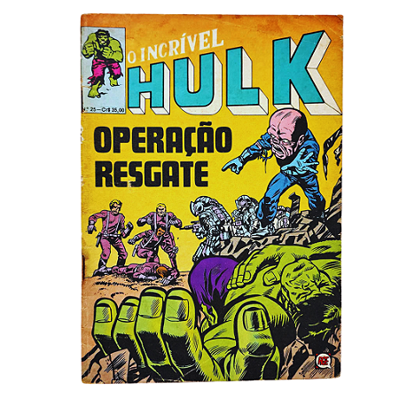 O INCRÍVEL HULK nº 25 - Editora RGE