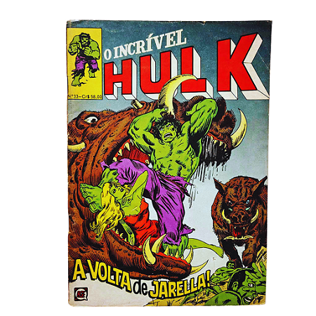 O INCRÍVEL HULK nº 33 - Editora RGE