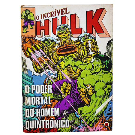 O INCRÍVEL HULK nº 38 - Editora RGE