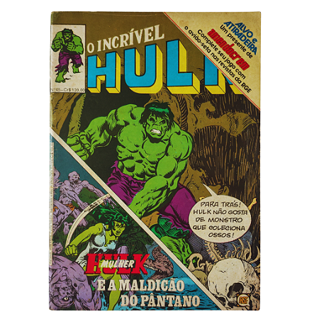 O INCRÍVEL HULK nº 45 - Editora RGE